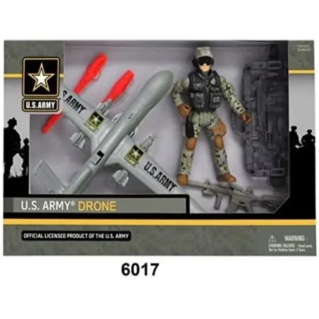 United States Army Drone Playset With Realistic Features And Accessories