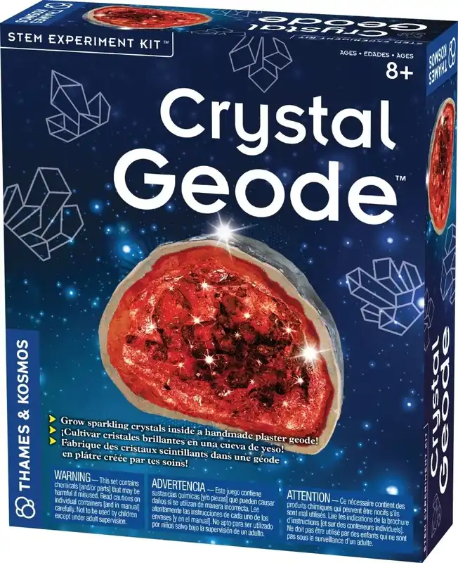 551101 Crystal Geode - 3 Liter Version For Home Decor And Collecting