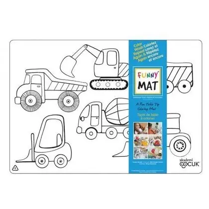 ® Medium Coloring Mat, Washable And Reusable - Alphabet Design