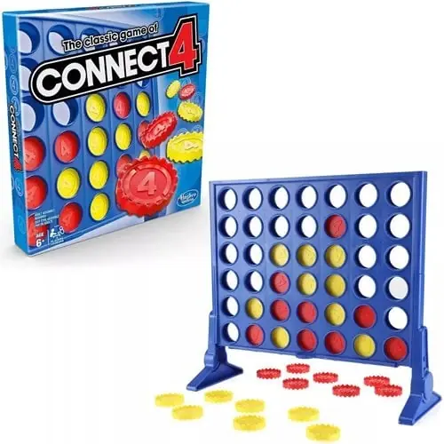 Connect 4 Classic Vertical Board Game For Ages 6 And Up