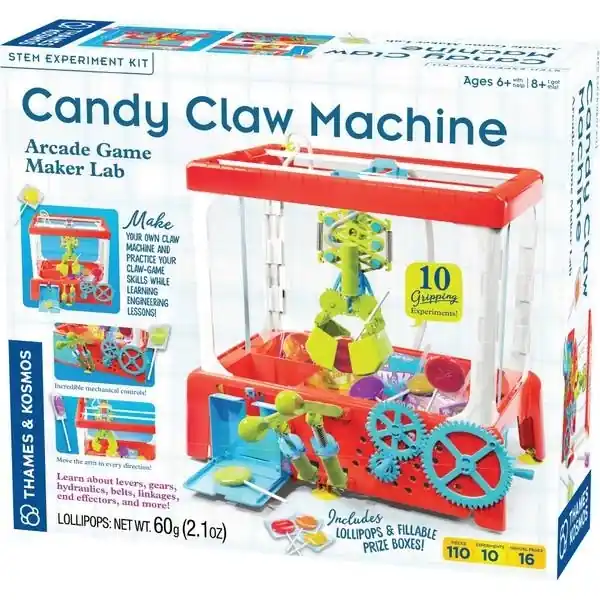 Candy Claw Machine Arcade Game Maker Lab - Red