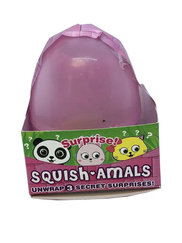 Squish Surprise Eggs - Squish-amal Collection - Fun And Collectible Toys