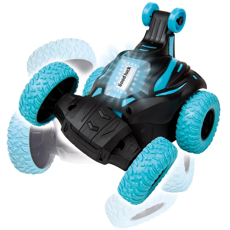 & Novelties Light-up Stunt Vehicle Toy With 360 Degree Rotation