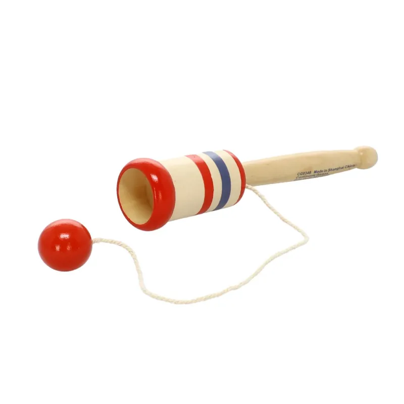 Wooden Catch Ball Toy - Classic Outdoor Fun For Kids