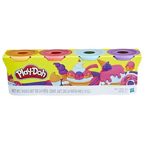 Hasbro Play-doh 4-pack 4 Oz. Modeling Compound Cans (sweet Colors) Multi