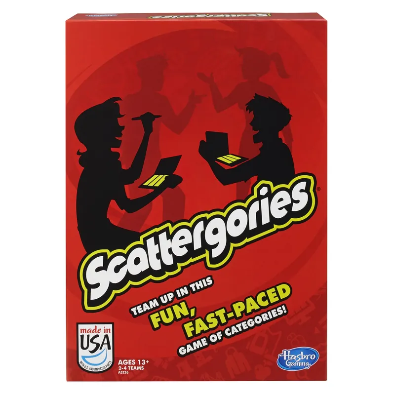 Scattergories Game - Fun Family Party Game With 12 Categories