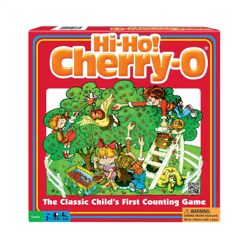 Hi Ho Cherry-o Board Game For Kids - Classic Counting Fun