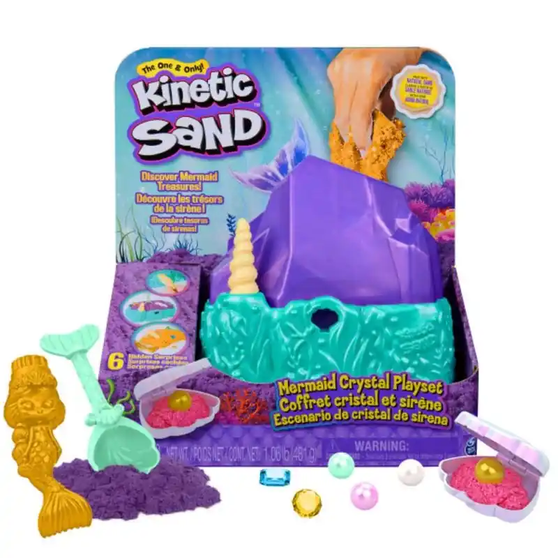 Mermaid Crystal Playset Multicolored - 11 X 10.25 X 5.1 Inches