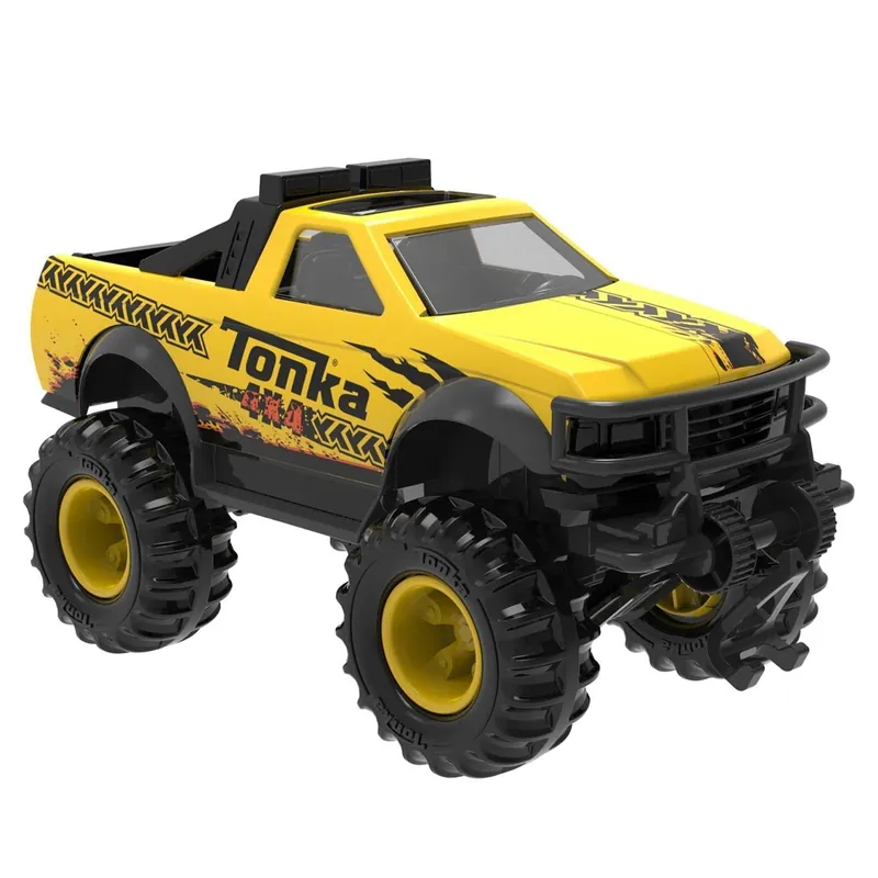 Steel Classics 4x4 Pickup Truck Toy - Durable Yellow Metal Design