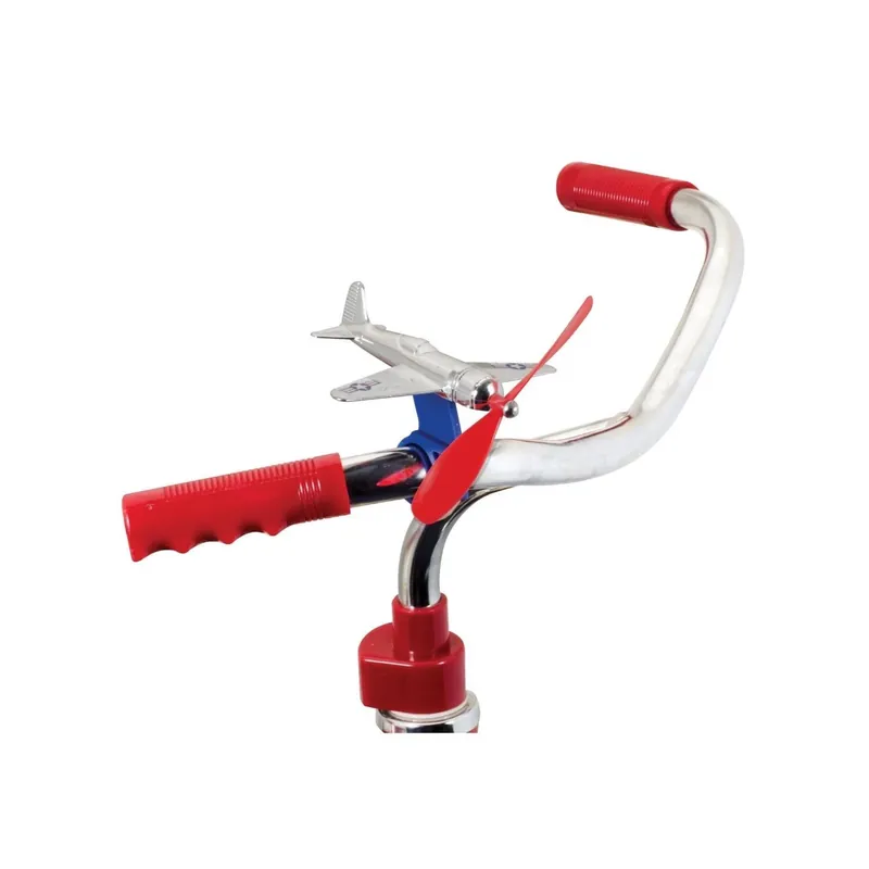 Schylling Multicolored Bike Airplane Accessory With Spinning Propeller