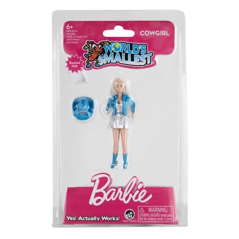 Miniature Multicolor Barbie Figure – World’s Smallest Collectible Doll