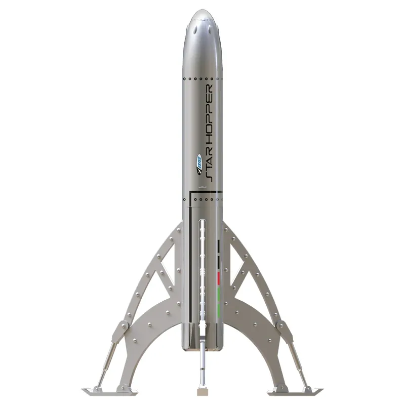 Est7303 Star Hopper Model Rocket Kit - Complete Launch Set For Beginners
