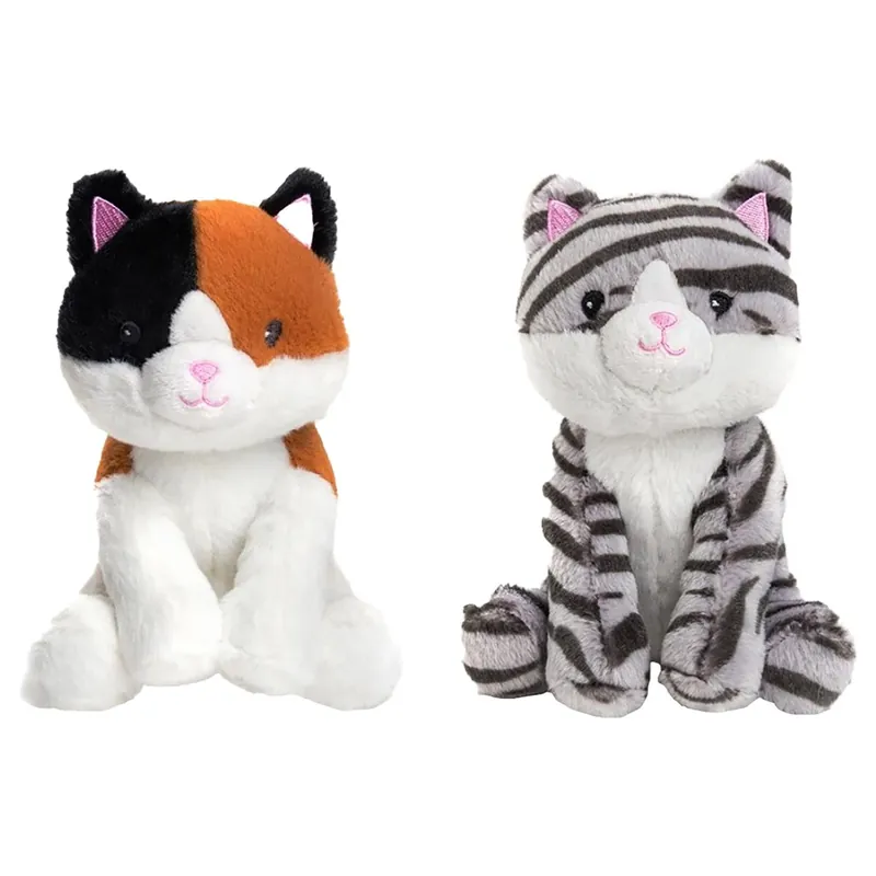 Animated Plush Multicolored Purrfect Pals - Calico And Tabby Kitties