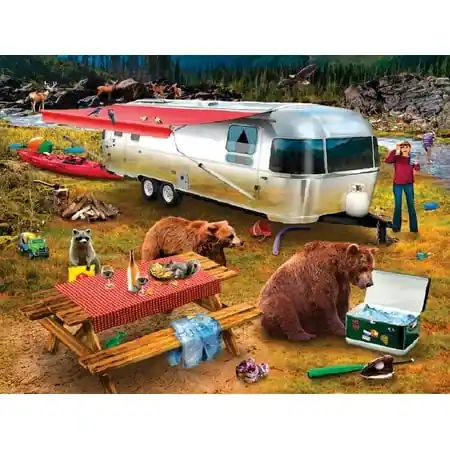 Camping Bandits 300 Piece Jigsaw Puzzle For Family Fun