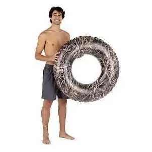 Camo Inflatable Pool Float Tube – 36‑inch Circular Pvc Realtree Max‑7 By Poolcandy