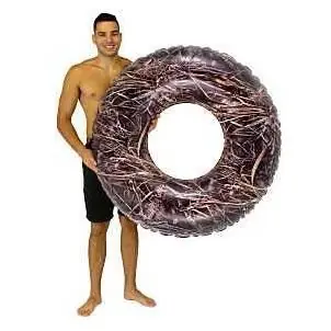 Poolcandy Realtree Max 7 46" Inflatable Pvc Pool Float – Brown