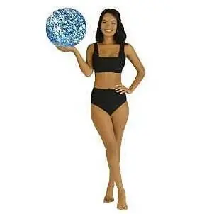 13.75" Aqua Glitter Pvc Beach Ball – Poolcandy Summer Pool Toy