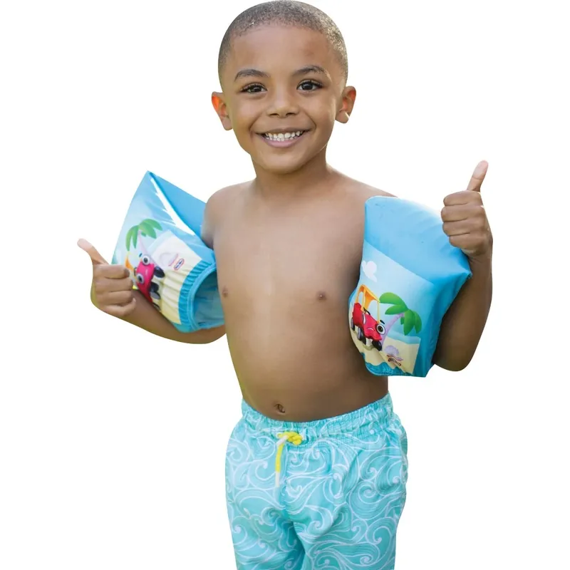 Beach Blue Fabric Arm Floaties - Model Lt2726bbl