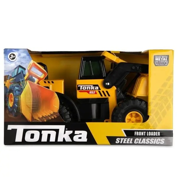 Steel Classics Front Loader 21.5" Durable Toy Construction Vehicle