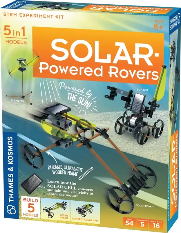 Solar Powered Rovers Model Kit 550030 For Educational Fun