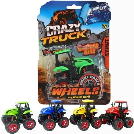 Friction-powered Toy Tractor Truck For Toddlers - Durable Abs Plastic