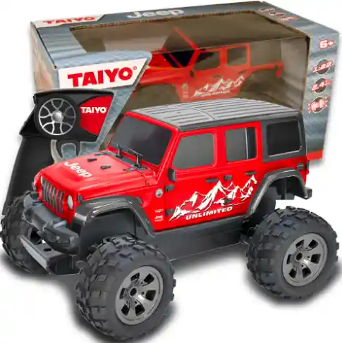 Dr. Stem 1 22 Scale Rc Toy Jeep Wrangler For Kids, Red, Ages 4-12