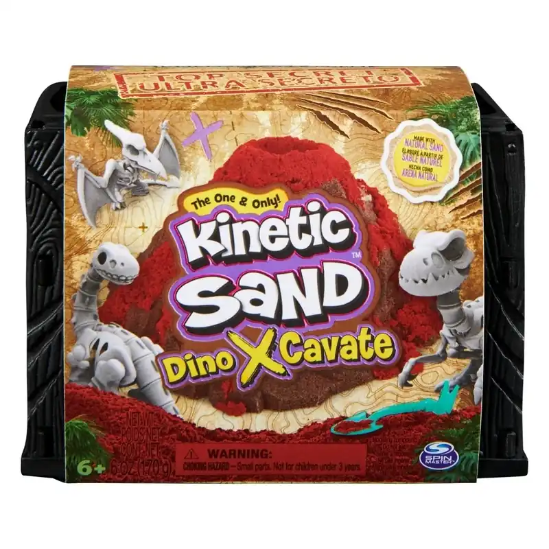 Dinoxcavate Play Set With Slime, Sand, And Dough Compounds