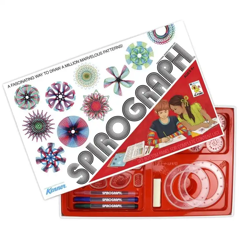 Spirograph Retro Deluxe Craft Drawing Kit - Creative Art Set For All Ages