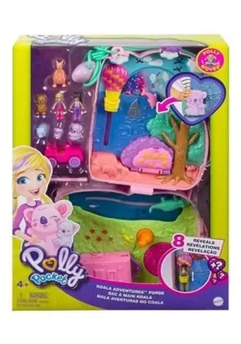 Koala Adventures Wearable Purse With Micro Dolls And Accessories