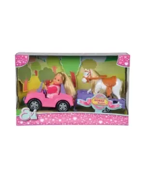 Evi Love Evi Horse Trailer With Accessories For Imaginative Play
