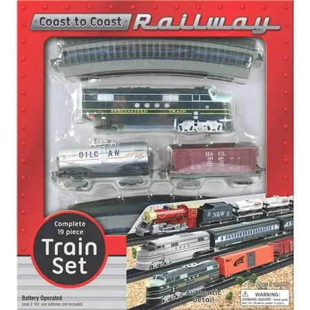 Ready To Play Battery Powered Railway Model Train Set