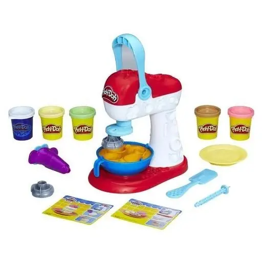 Play-doh Kitchen Creations Spinning Treats Mixer Toy With 6 Non-toxic Colors