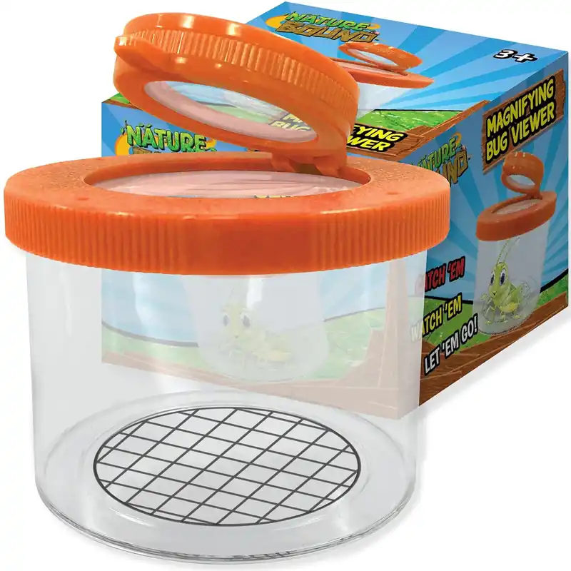 Magnifying Bug Viewer With 5x Magnification And Built-in Led Light