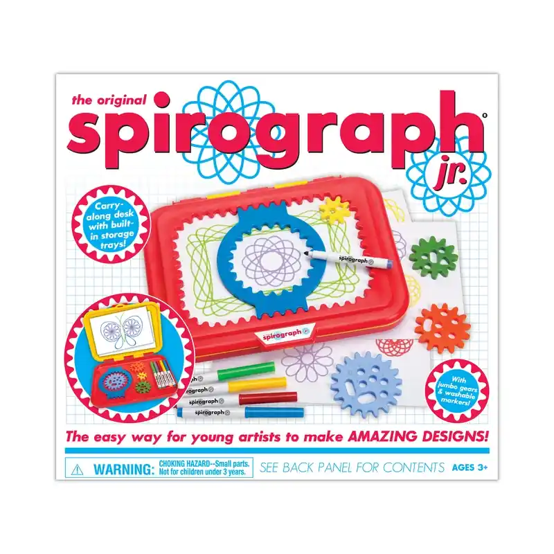 Spirograph Junior Craft Kit - Metal, Plastic, And Polyester - Model 1023