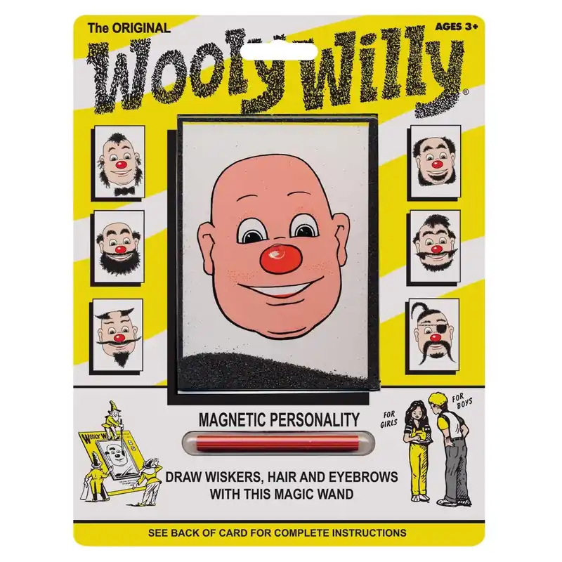 Wooly Willy Original Magnetic Drawing Game 7" X 8.75" Multicolored Self-contained Toy
