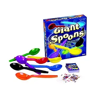 Giant Spoons Game By Playmonster - Fun Family Card Game For All Ages