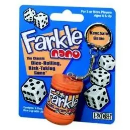 Farkle Nano Keychain Game By Patch Products - Model 6810