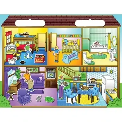 Patch Products Magnetic Create-a-scene Kit Doll House Model 7107