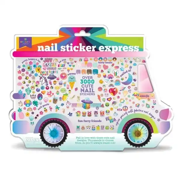 Nail Sticker Express Kit - Multi-color Nail Art Stickers