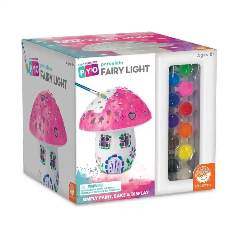 Paint Your Own Porcelain Fairy Light - Creative Crafting Kit For Kids