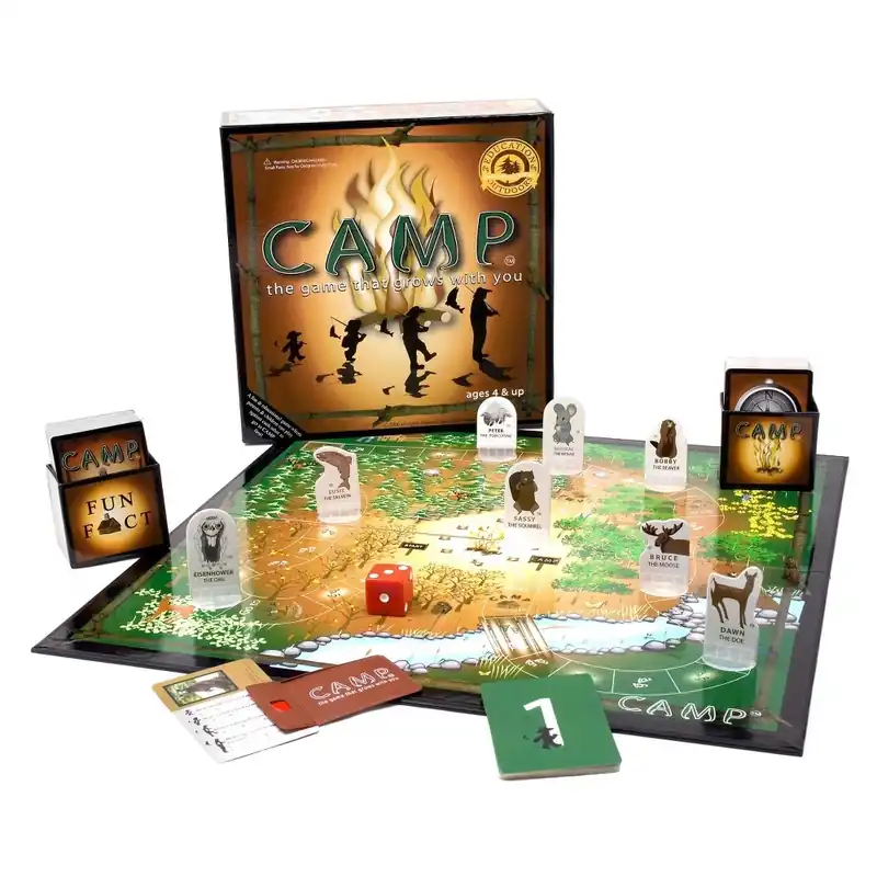 Camp Board Game - Fun Family Game For All Ages