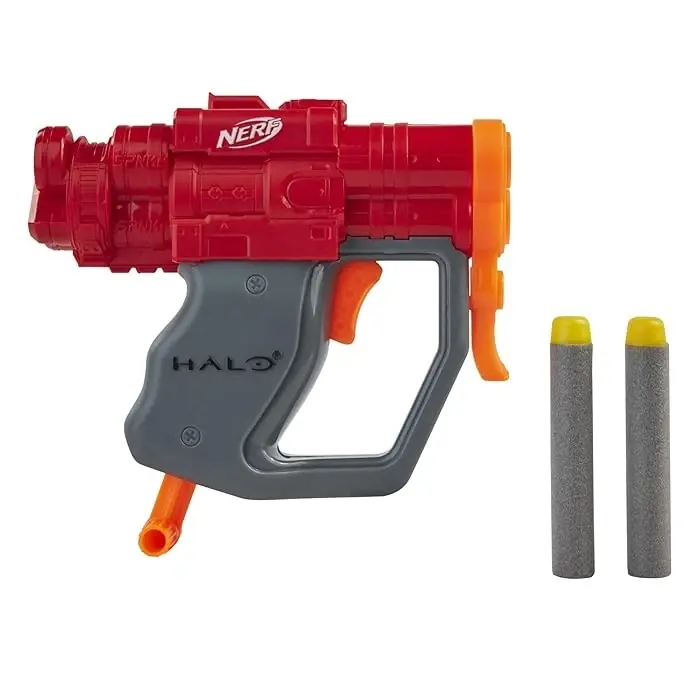 Nerf Microshots Halo Spnkr Mini Dart-firing Blaster With 2 Darts