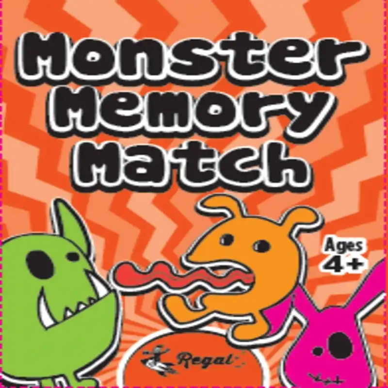 Monster Memory Match Children Card Game - Fun Matching Game For Ages 4+