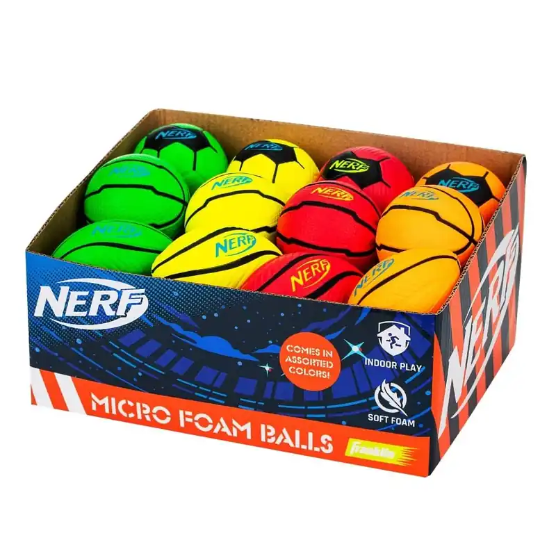 Micro Foam Ball Set - Assorted Colors - Perfect For Indoor And Outdoor Play