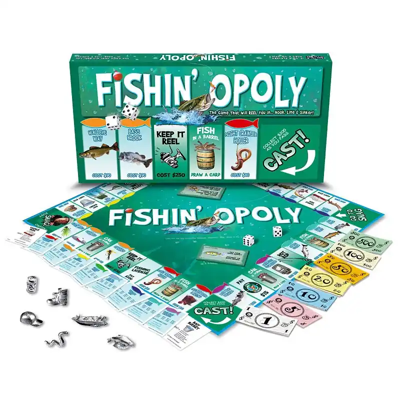 Fishin‘-opoly Board Game For Family Fun