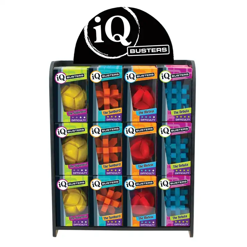 Iq Busters Chroma Assorted Wooden Brainteaser Puzzles - Model Cht-02170
