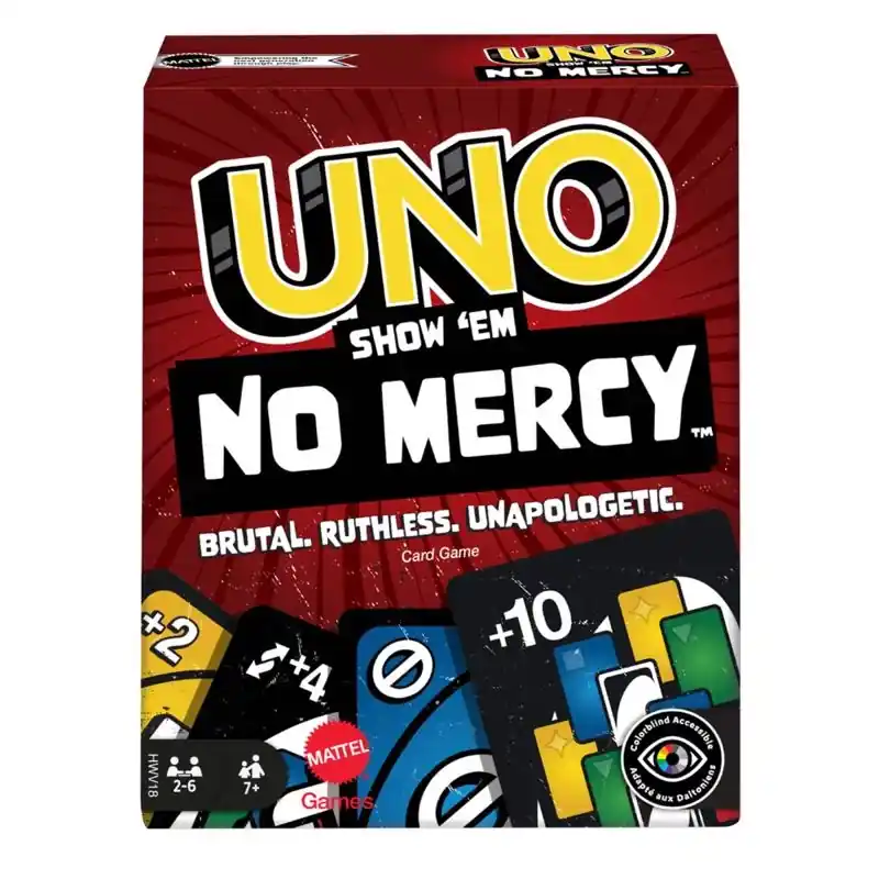 Show ‘em No Mercy Uno Multicolored 168 Pc