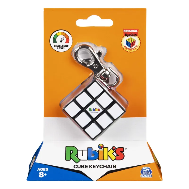 Rubik‘s Cube Puzzle Keychain Multicolored 1 Piece 6064000