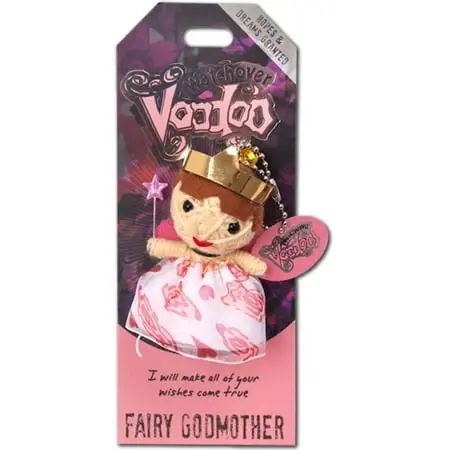 Voodoo Doll - Fairy Godmother Design With Pink Card