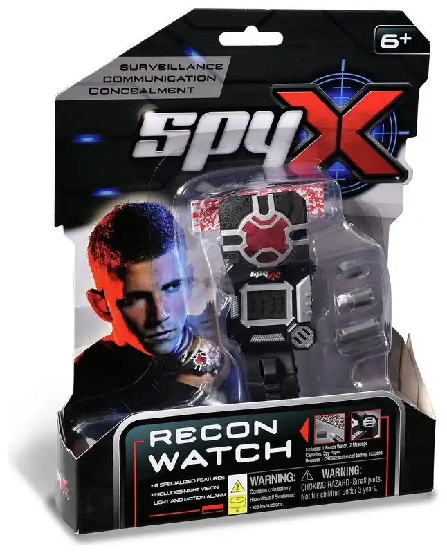 Spyx 8 In 1 Spy Recon Watch - Model 10401 Surveillance Gadget Toy